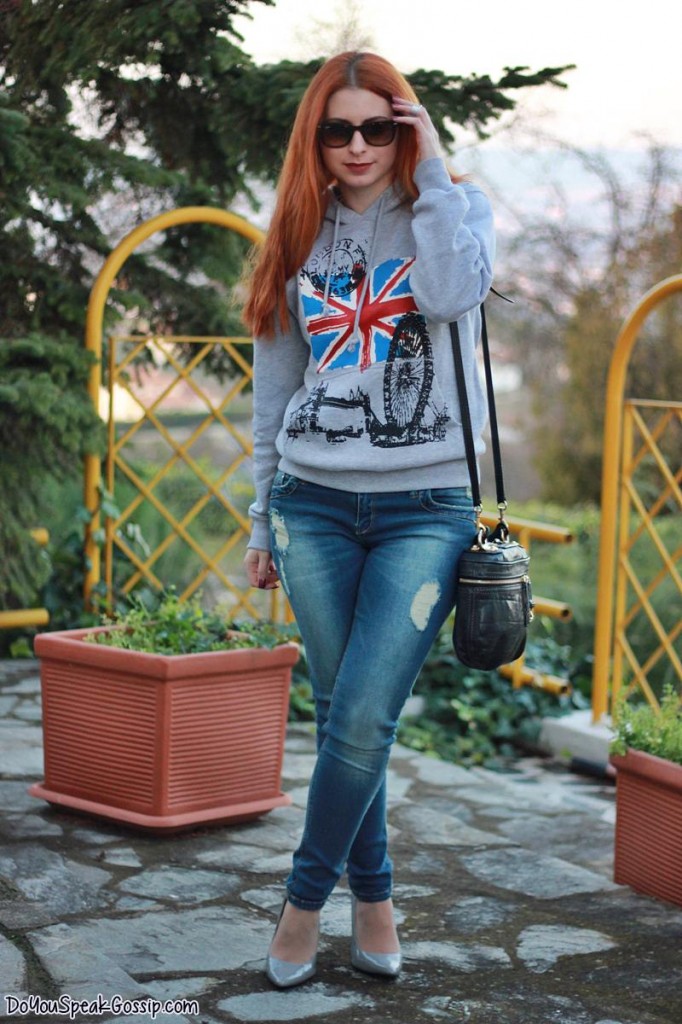 skinny jeans blazer and heels