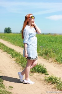may day country side - shirt dress