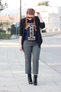 Greek fashion blogger,