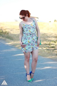 Mint H&M playsuit - Outfit of the day