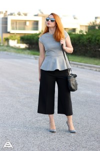 Peplum top & culottes