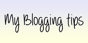 blogging tips